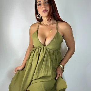 ABITO GIRAVOLTA VERDE