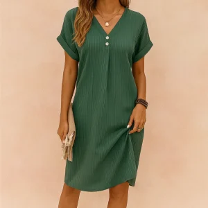 CANDICE | Elegante abito con scollo a V