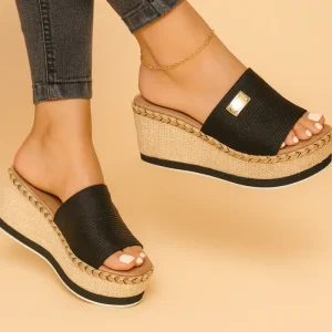Millie | Sandali con zeppa intrecciata